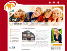 Tablet Screenshot of familienbuero.bakum.de